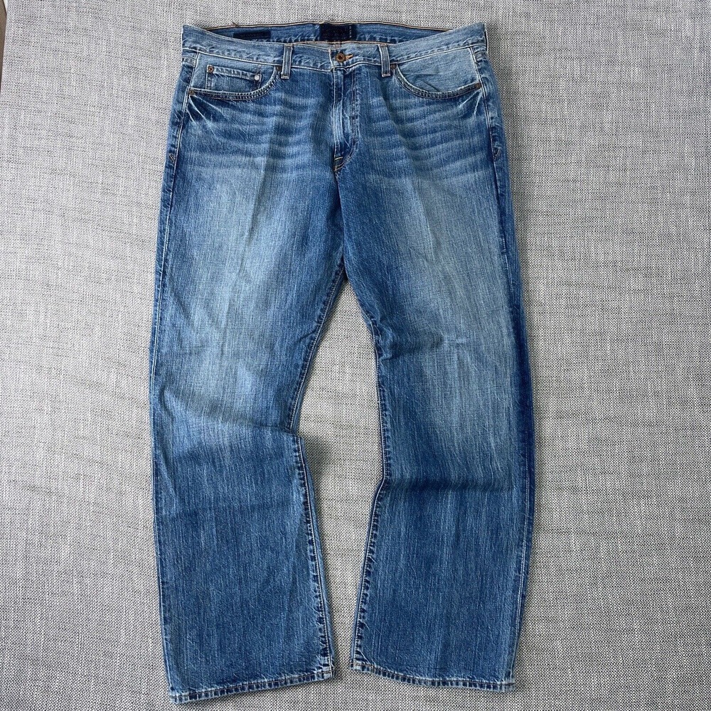 Y2K Lucky Brand 367 Vintage Bootcut Baggy Wide Leg Jeans 40x33 Skater Cyber Goth